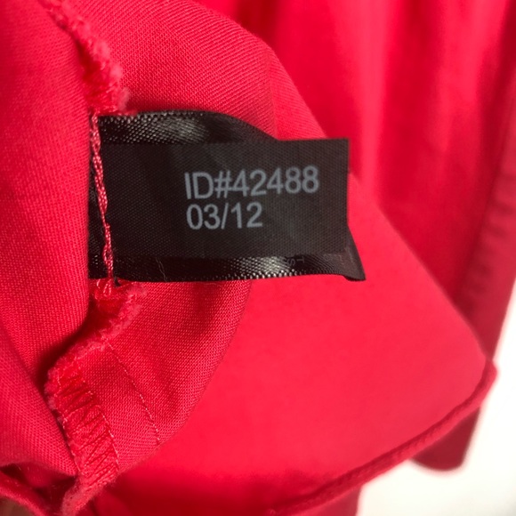 Apron style, sleeveless fuchsia dress by Express - Picture 8 of 8